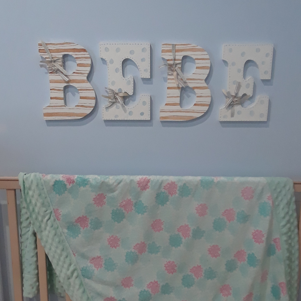Baby Bebe Letter Signs Unisex